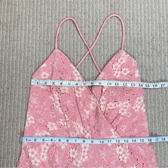 NBD Marilyn Blush & Ivory Lace Sleeveless Dress Size XL Women - Picture 14 of 15